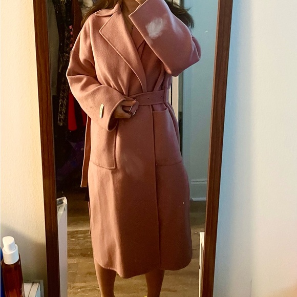 Light pink wool coat - Picture 2 of 9